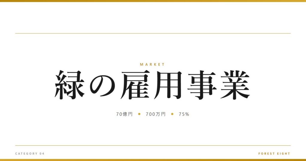 緑の雇用事業 | 経済とのつながり - Forest Eight