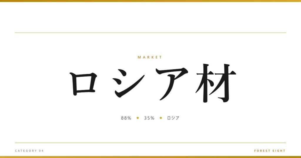 ロシア材 | 経済とのつながり - Forest Eight