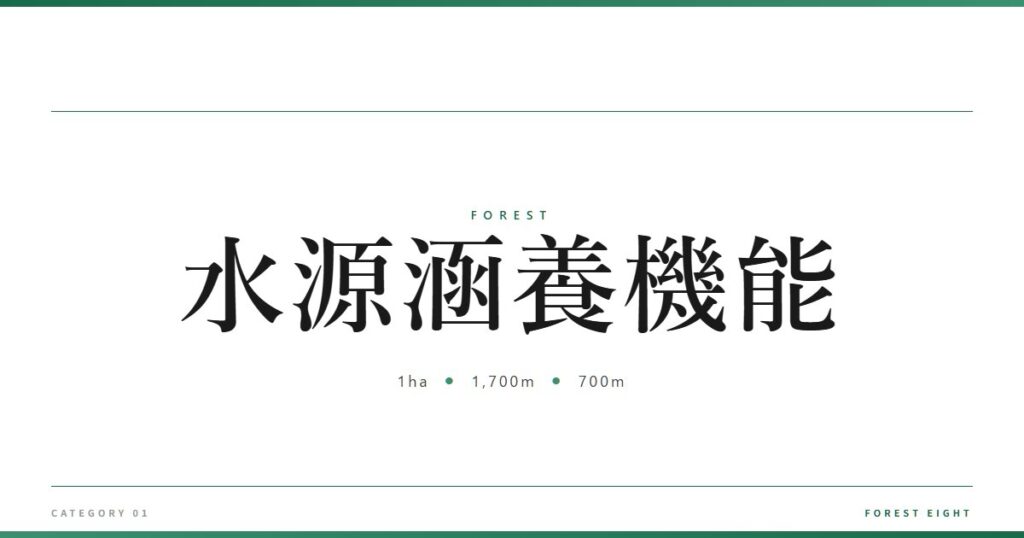 水源涵養機能 | 森と所有 - Forest Eight
