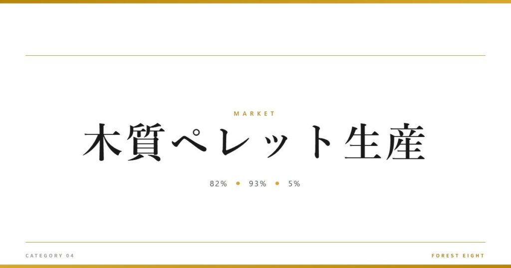 木質ペレット生産 | 経済とのつながり - Forest Eight