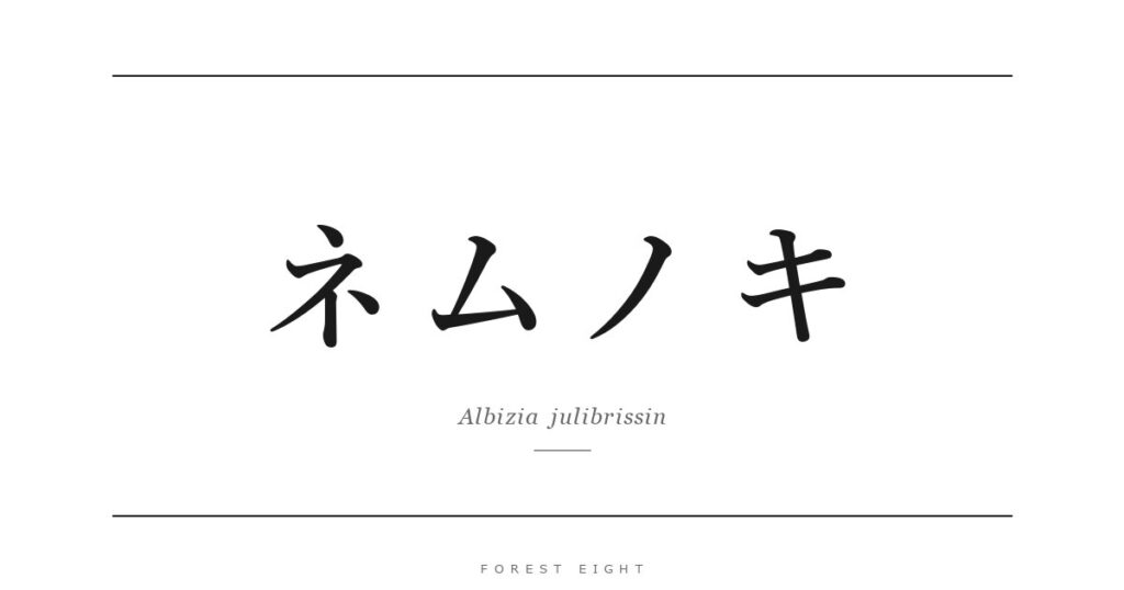 ネムノキ | Forest Eight