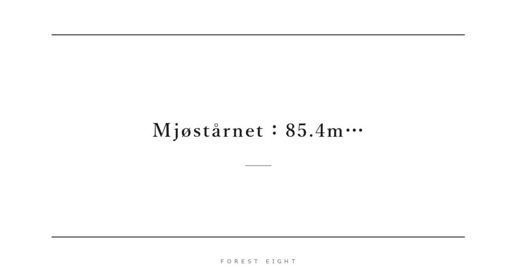 Mjøstårnet：85.4m… | Forest Eight